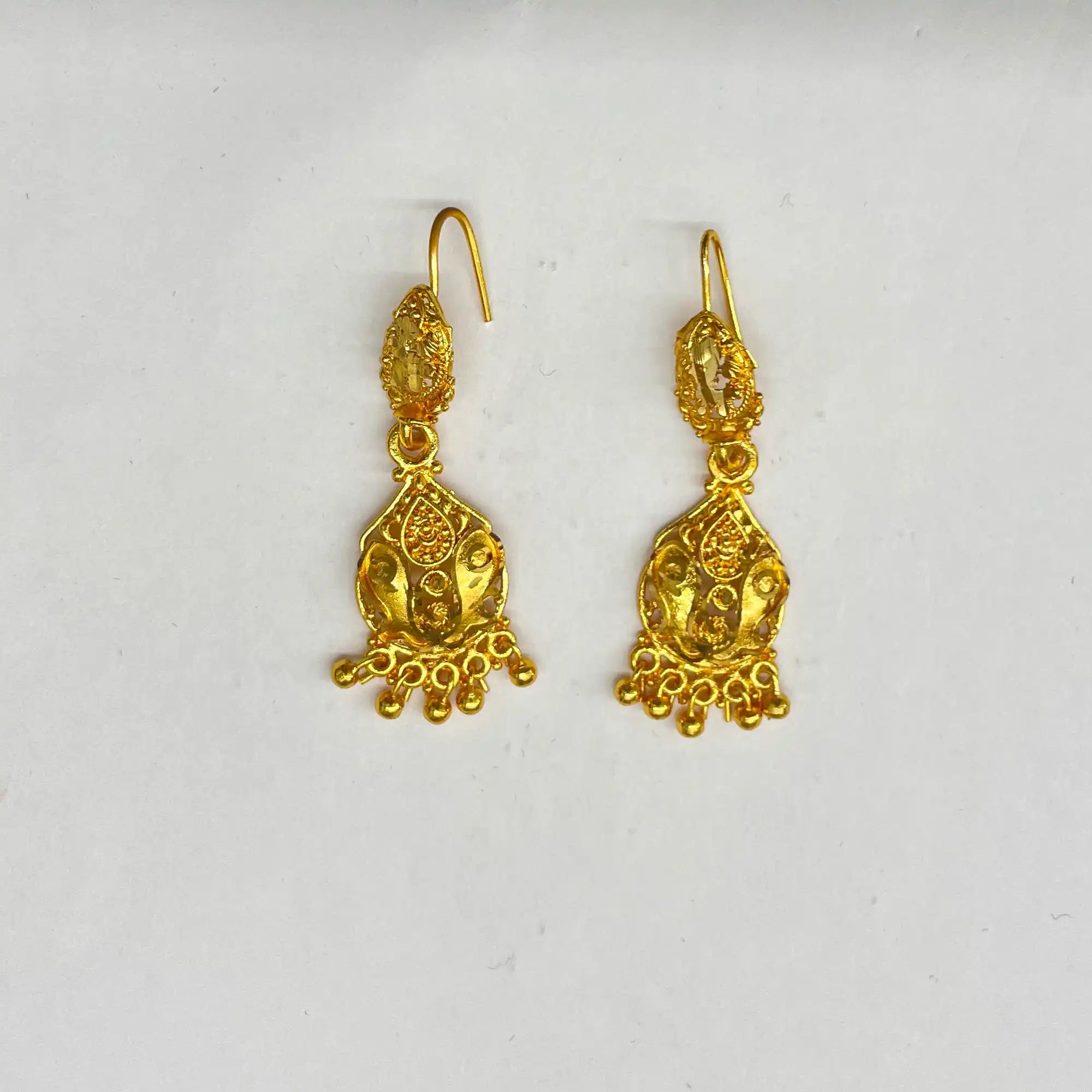 Traditional Golden Earrings IJMGE 114