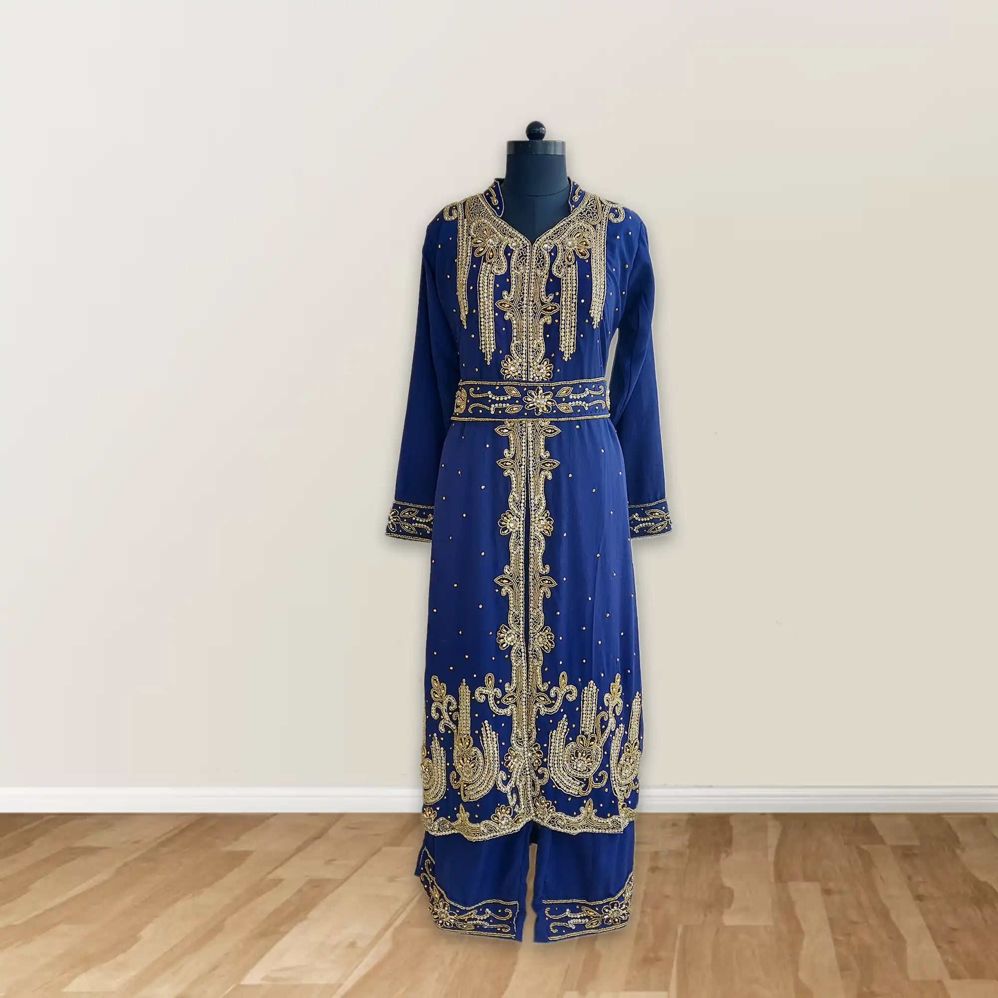 3 set of nevy blue kaftan dress