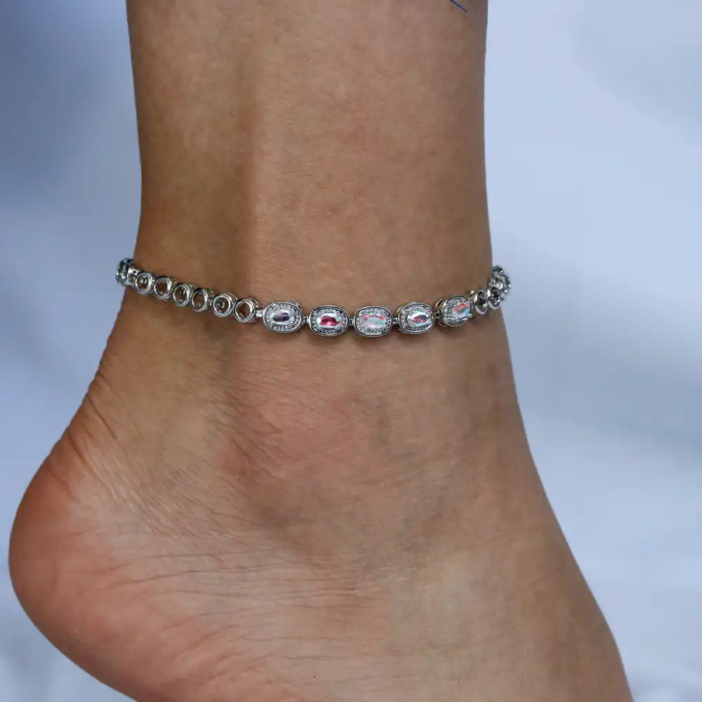 Silver Feet Jewelry Anklet for Her