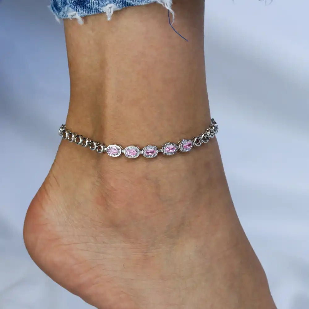 Silver Feet Jewelry Anklet for Her