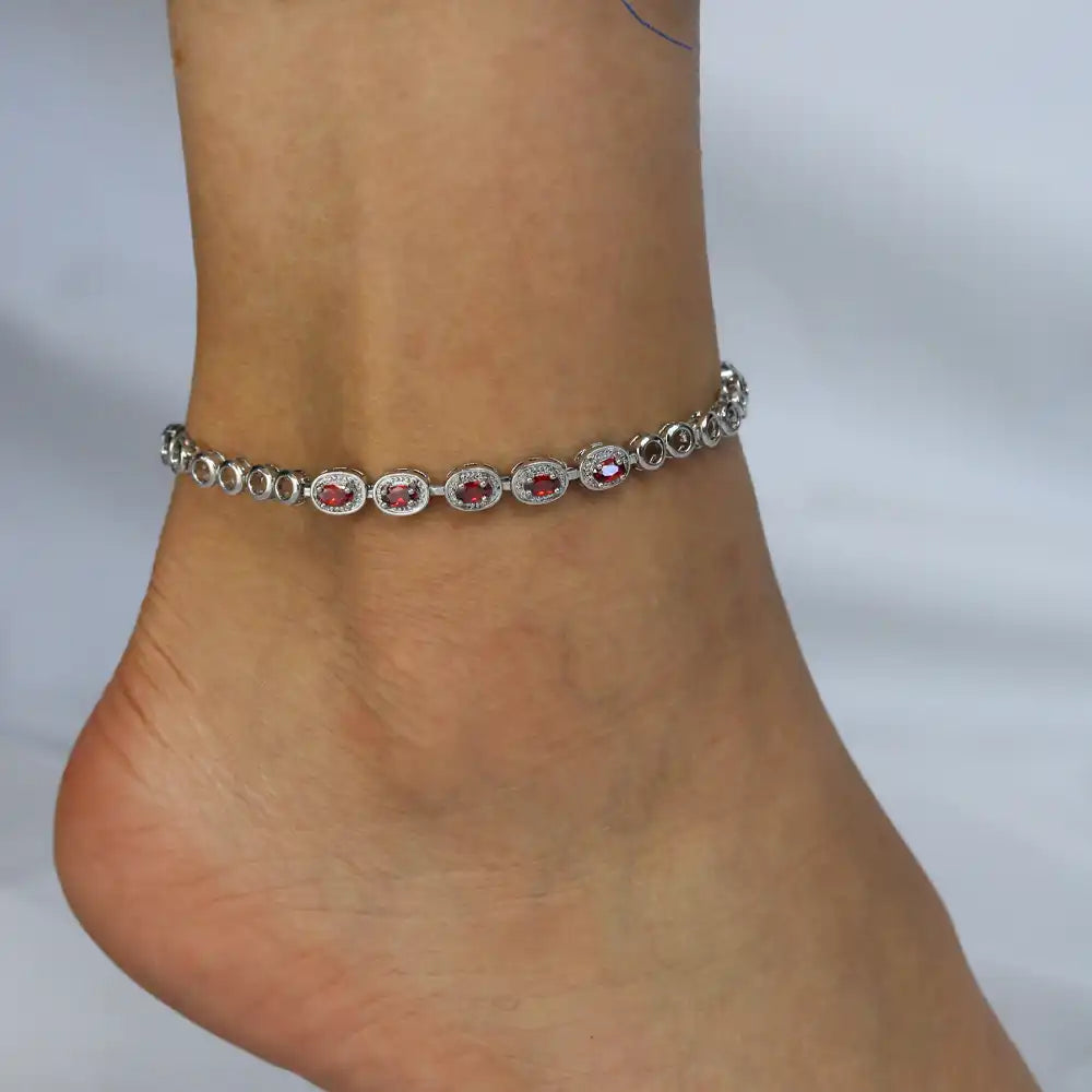 Silver Feet Jewelry Anklet for Her