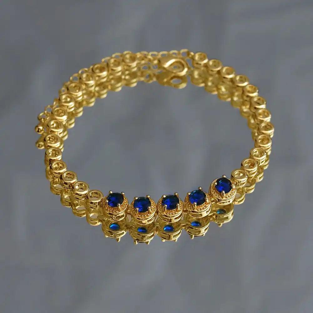 Gold Plated Chain anklet bracelet for women