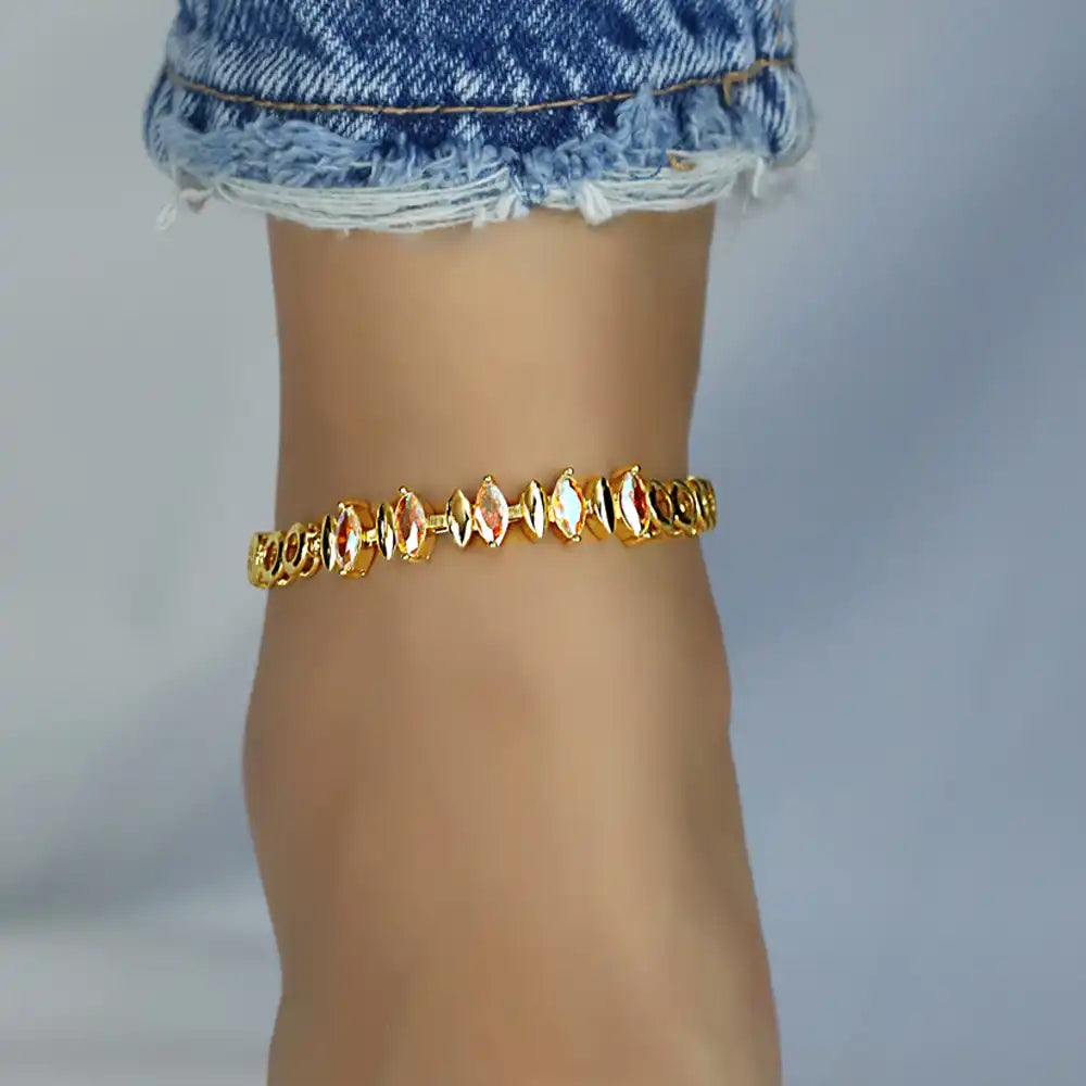 14K Gold Plated Beach Jewelry Anklets