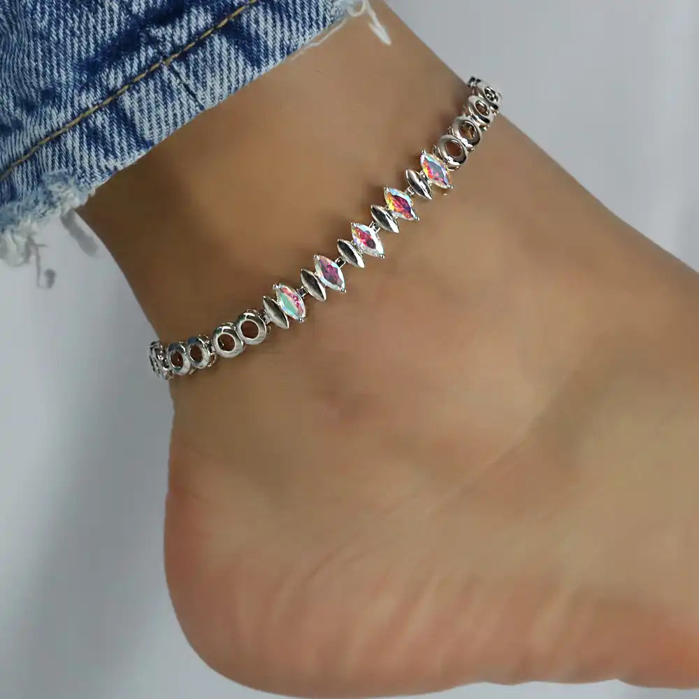 Silver Color Ankle for Women