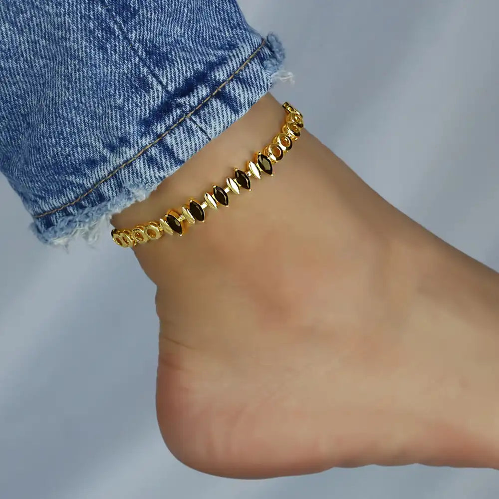 14K Gold Plated Beach Jewelry Anklets