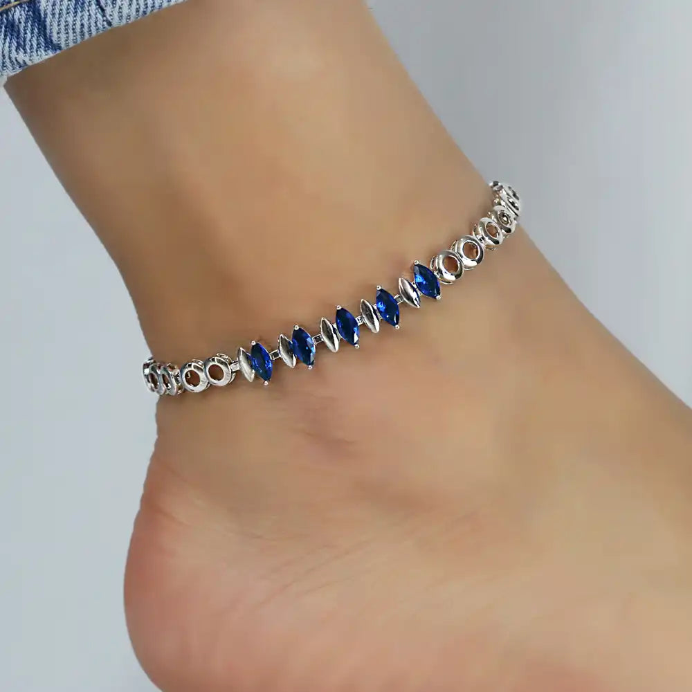 Silver Color Ankle for Women