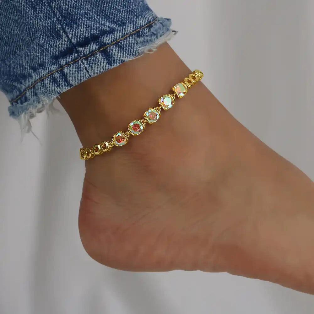 Minimal Gold Plated Foot Jewelry Anklets