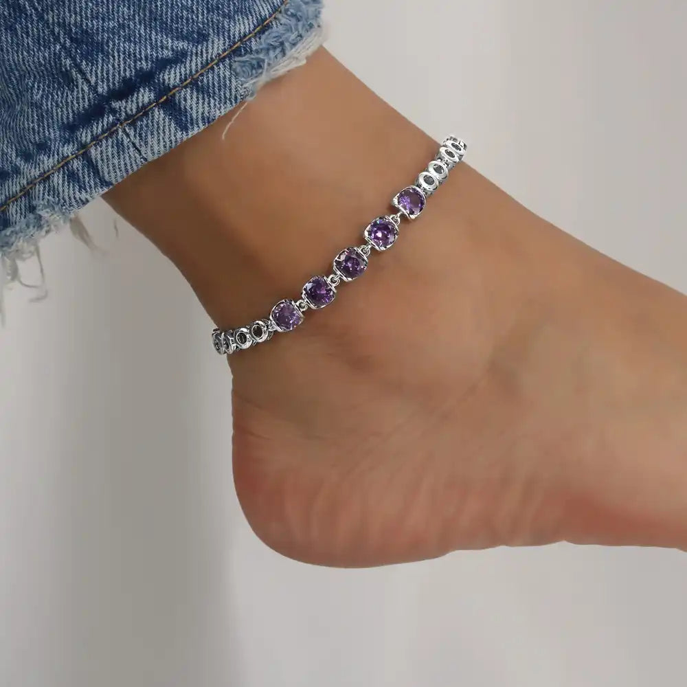 Women's Silver Summer Beach Anklets