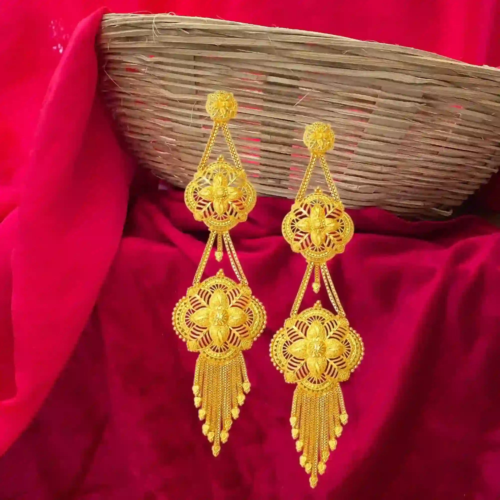 Gold Plated Earrings ER 1019