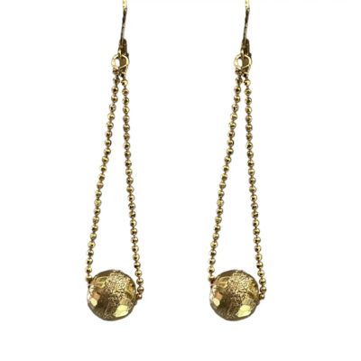 gold long earrings, wedding earrings, traditional women earrings