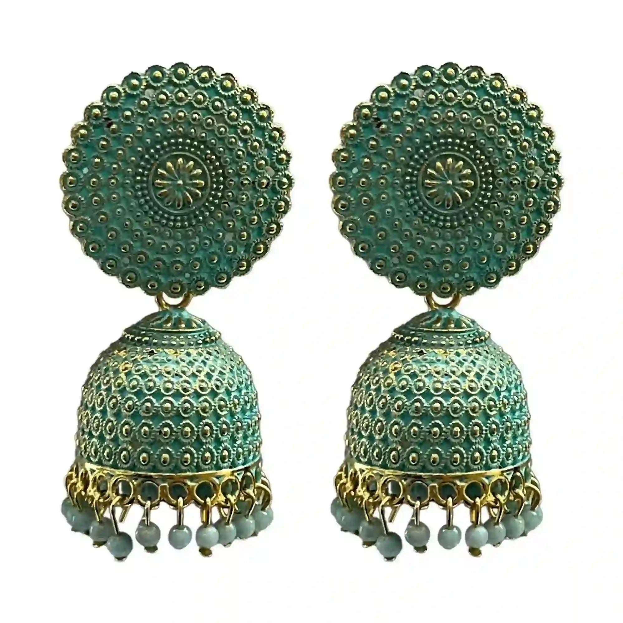 01_bbb97eb2-59ab-4c44-83f6-6602d1dcf219 lengha outfix jhmka earrings, maching clothing earrings, best jhumka earrings