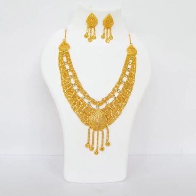 Gold Plated Boho Bib Neckpiece
