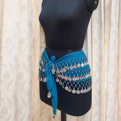11_eafee74b-8eef-4c2b-9714-b1e7554108da Women's Belly Dance Hip Belt with Silver Coins