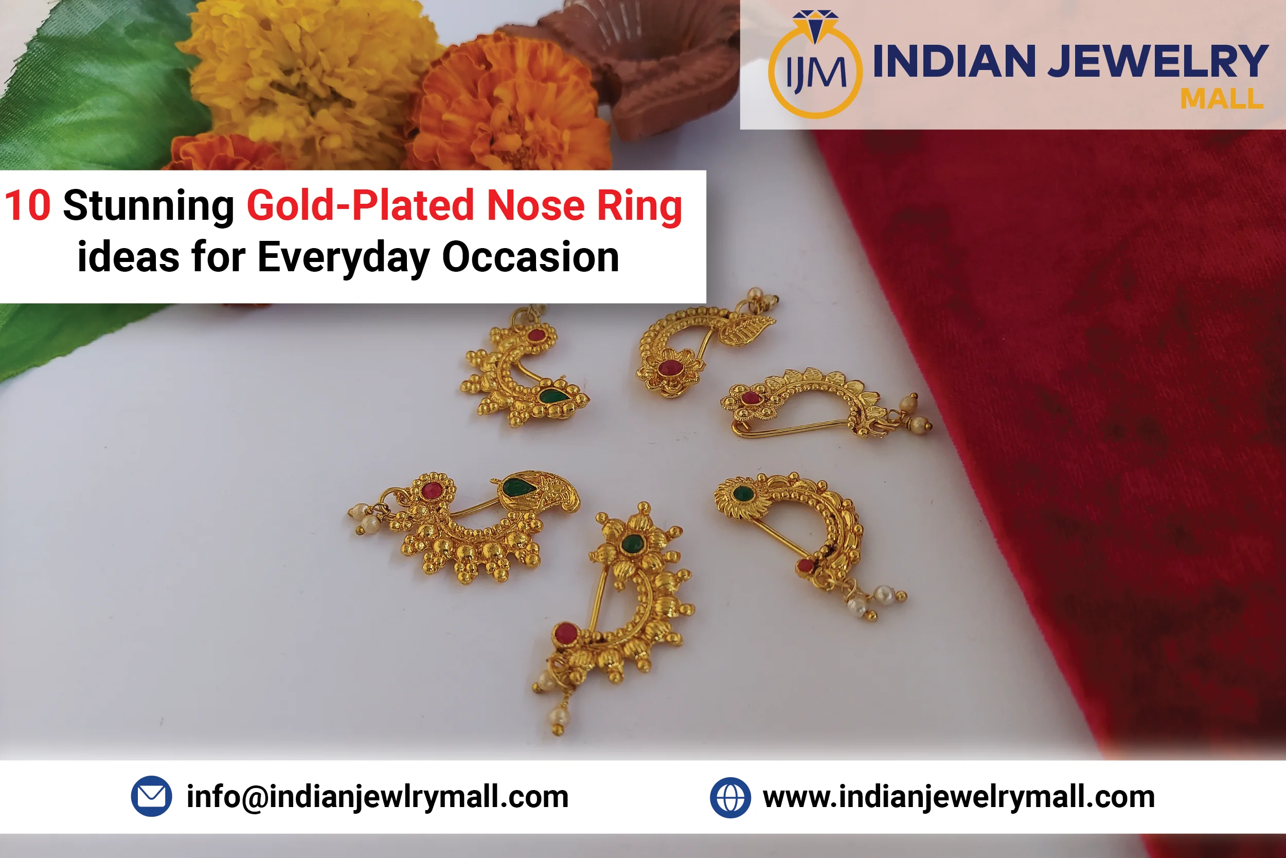10 Stunning Gold-Plated Nose Ring Ideas for Every Occasion