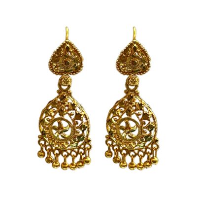 bridal earrings, gold drops earrings, party wear earrings, best gift