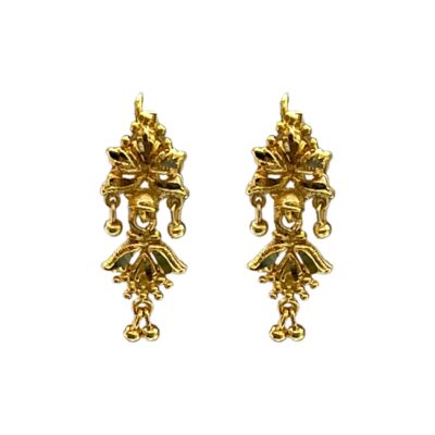statement earrings, gold plated, bridal earrings, wedding earrings