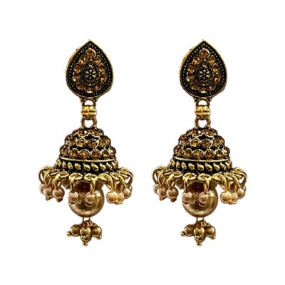 polki earrings, drops earrings, tradition earring, light weight earrings