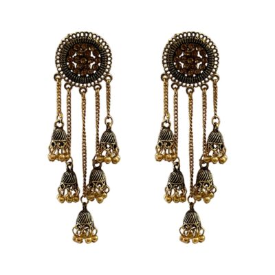 fancy earrings, long dangles earrings, jhumkis earrings, round designer earrings, birthday gift