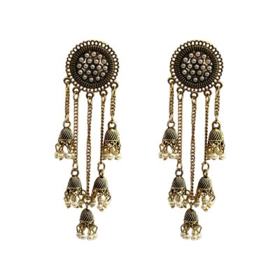 pearl earrings, long dangles earrings, jhumki earrings, indian jewelry