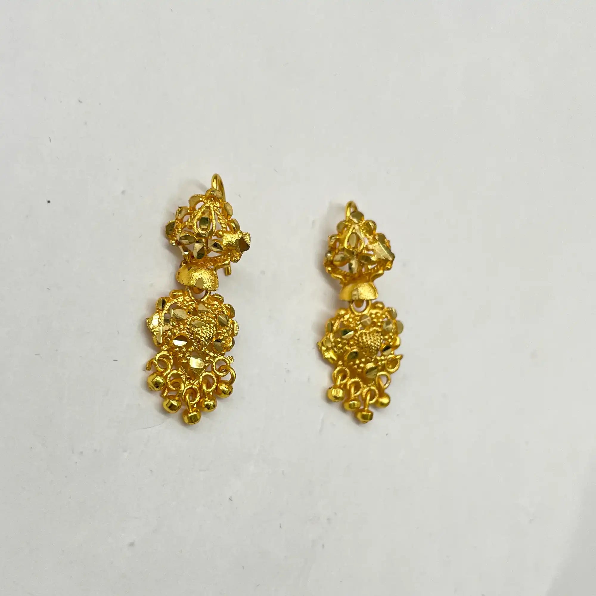 Gold Plated Dangle And Drop Earrings
