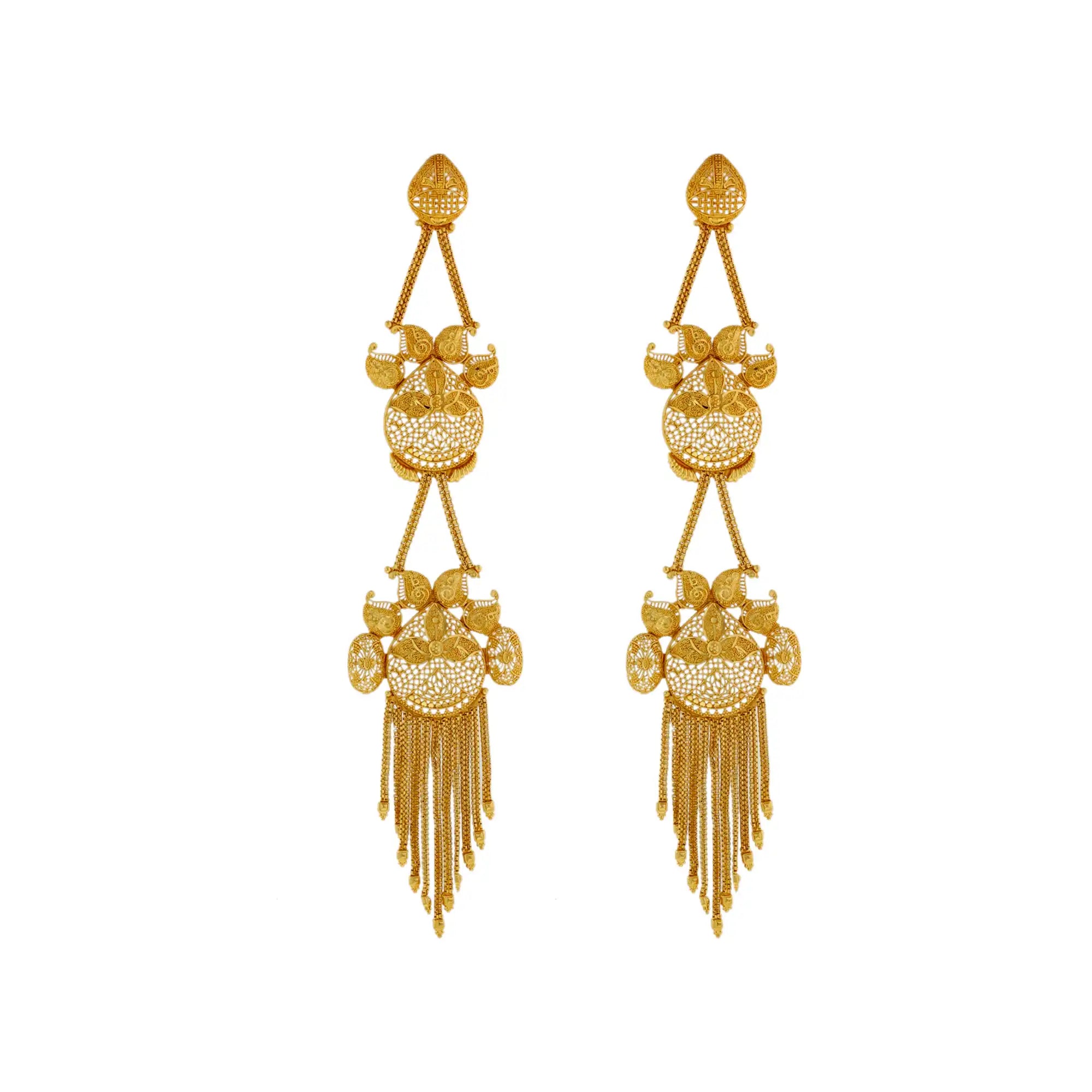 1_3684afe7-42c7-44e5-a1c0-f2ba3f6bf9ed Gold-Plated Jewelry, women's statement earrings, gold-plated earrings, indian jewelry mall, Afghani earrings