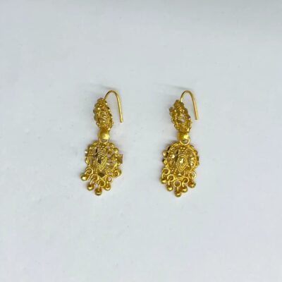 Gold Plated Dangle Earrings
