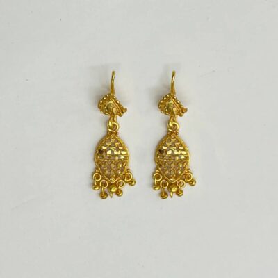 1_4_4fbd4e3b-6aef-4b4e-bd8a-9de54ff00ac8 Gold Plated Bridal Drops Earrings