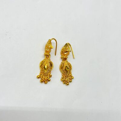 Fashionable Indian Gold Drop Earring