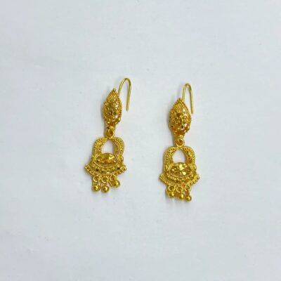 Indian Jewelry Gold Drop Earrings