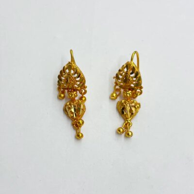 Heart Shape Gold Earring