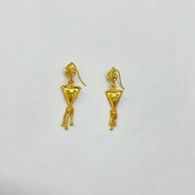 Party Wear Gold Plated Earrings For Girls