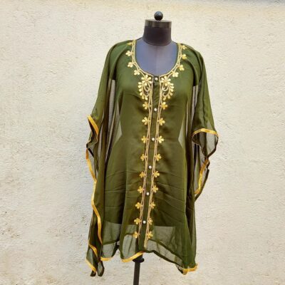 1_efc444f0-c00b-438e-9e75-abc2c8f58321 Embroidered work chiffon kaftan