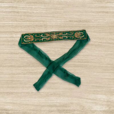 Party Wears Traditional Green Embroidered Kaftan