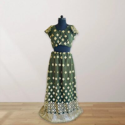 Green Designer Lehenga Choli