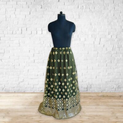 Green Designer Lehenga Choli