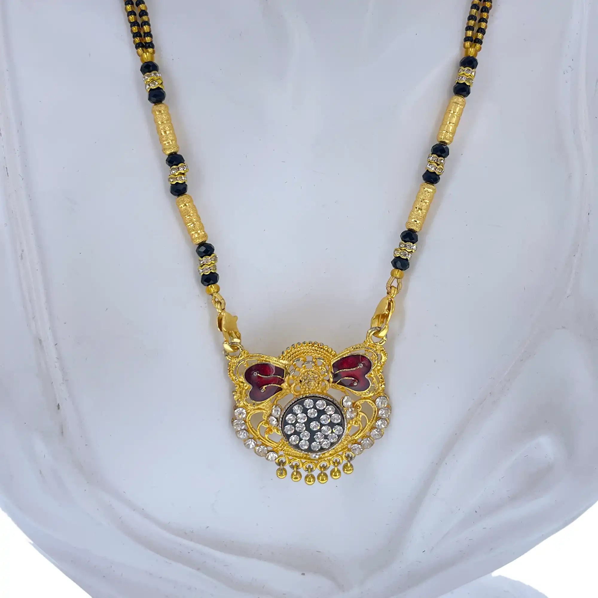 22K Traditional Gold Plated Long Mangalsutra