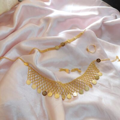 7_0dcaa02e-bc94-432c-a3ee-0bd5e2860a1d Arabic Gold Plated Necklace Set for Her