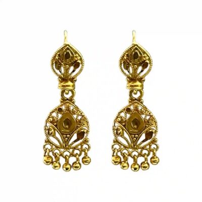 indian south jewelry, traditional earrings, jhumka earrings, gift for her