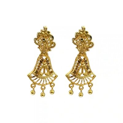 82 dubai fastion jewelry, bridal wedding earrings, gold plated earrings