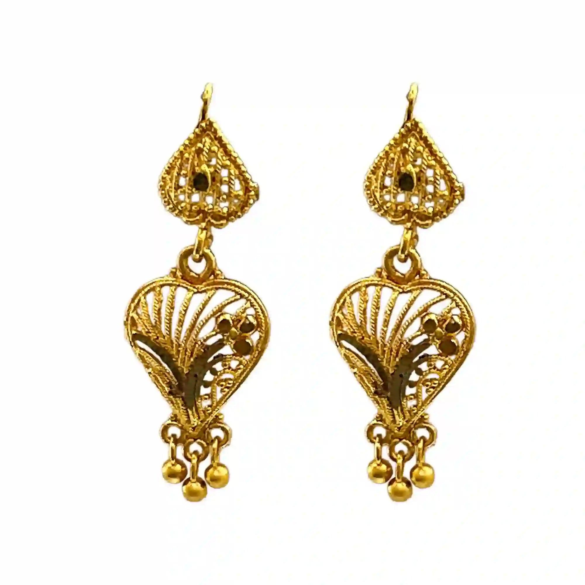 89 drop earrings, heart designer earrings, traditional earrings, daily wearing