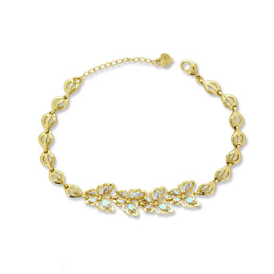 gold plated anklet butterfly bracelets