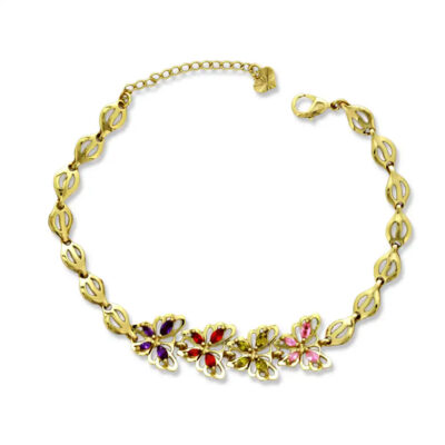 gold plated anklet butterfly bracelets
