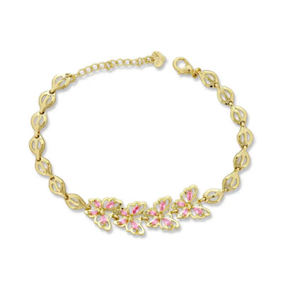 gold plated anklet butterfly bracelets