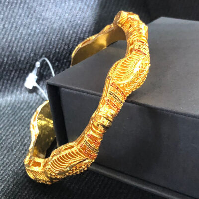 Gold Plated Openable Bangles