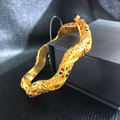Gold Plated Openable Bangles