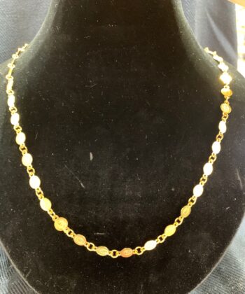 Gold Plated Coin Necklace