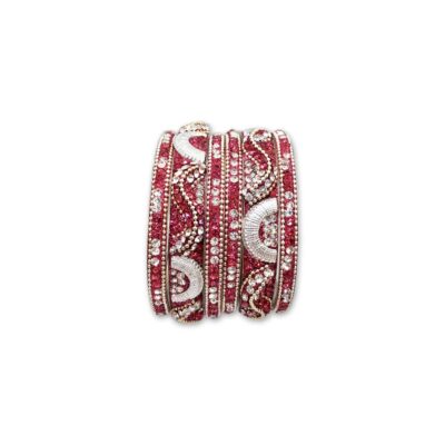 cz stone bangles, pakistani, wedding bangles