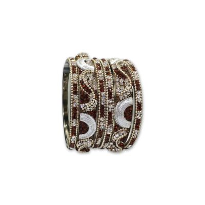 CZB-25 cz stone bangles, wedding bangles, traditional bangles,