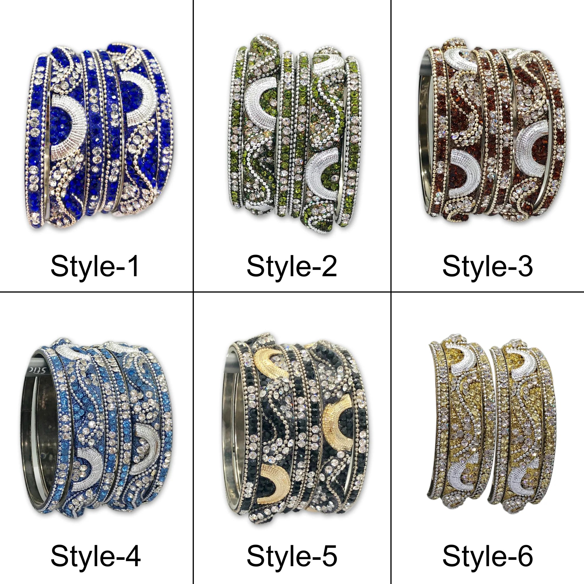 CZB-34 bridal collection, cz stone bangles, wedding bangles, colourfull bangles, traditional bangles, women cz bangles