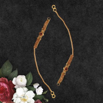 EC04 long chain earrings gold